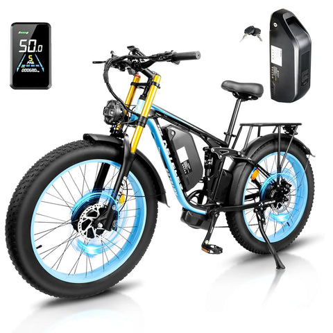 KETELES K800 Pro 2000W Electric Bike Dual Motor 48V 23AH Battery