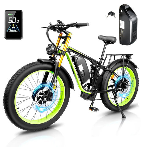 KETELES K800 Pro 2000W Electric Bike Dual Motor 48V 23AH Battery