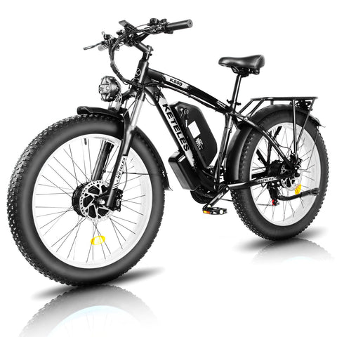 KETELES K800 2×1000W dual Motors Electric Bike 23AH Battery Electric 26" Inch Fat Tire E-Bike